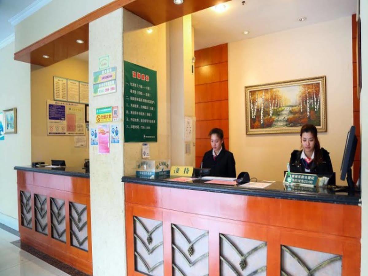 Greentree Inn Jiangsu Wuxi Hubin Business Street Business Hotel Exterior foto