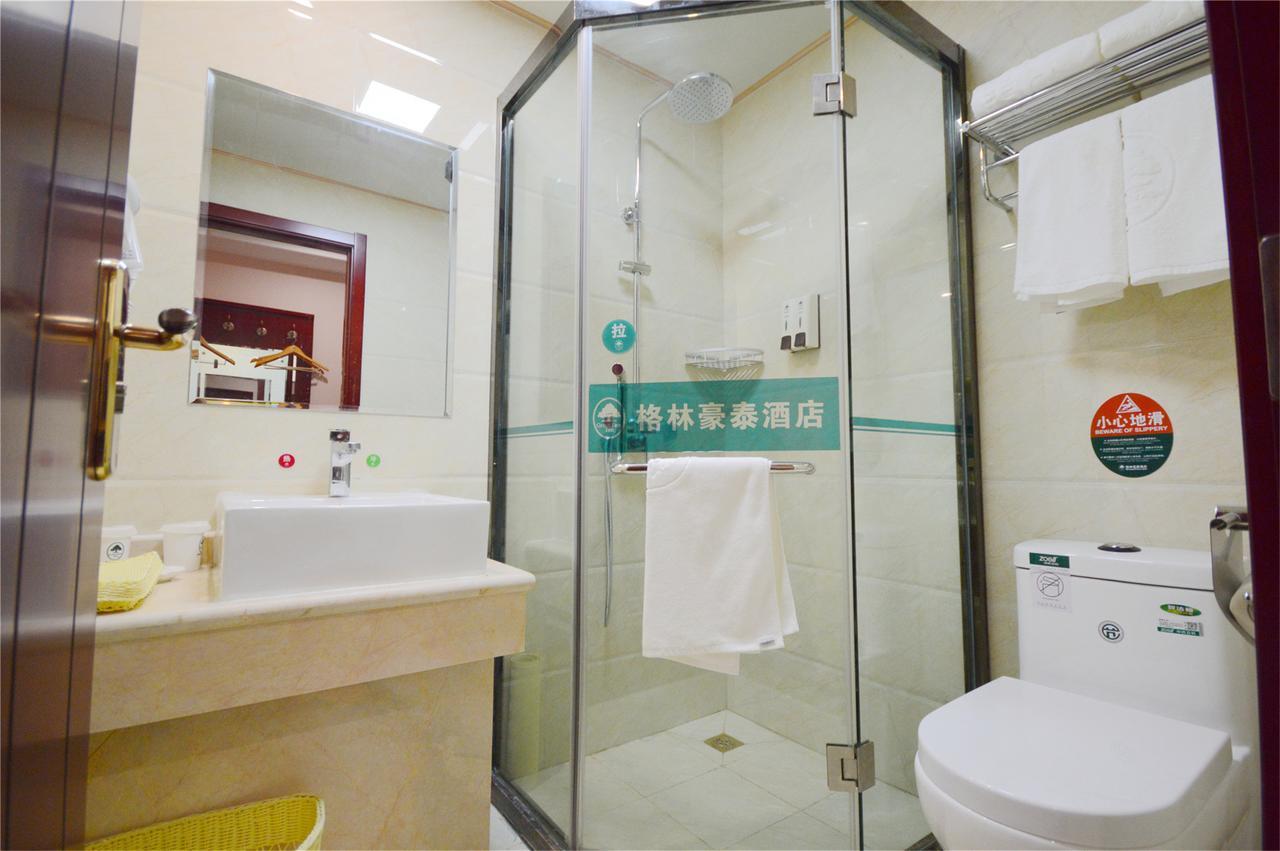 Greentree Inn Jiangsu Wuxi Hubin Business Street Business Hotel Exterior foto